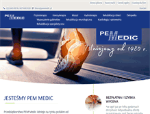 Tablet Screenshot of pemmedic.pl